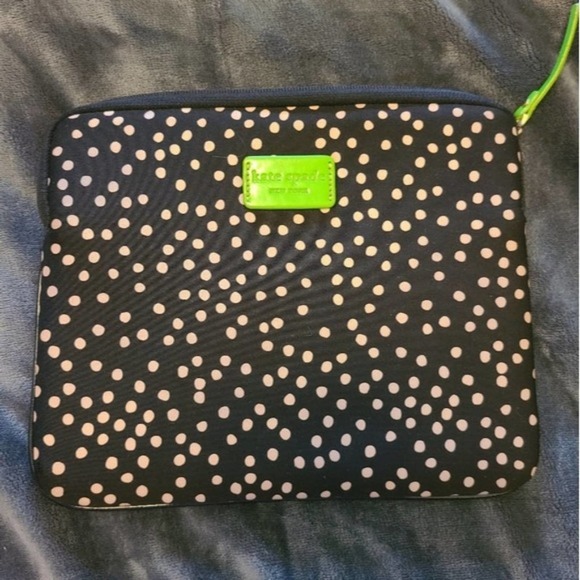 kate spade Accessories - Kate Spade Tablet Case | Black Polka Dot